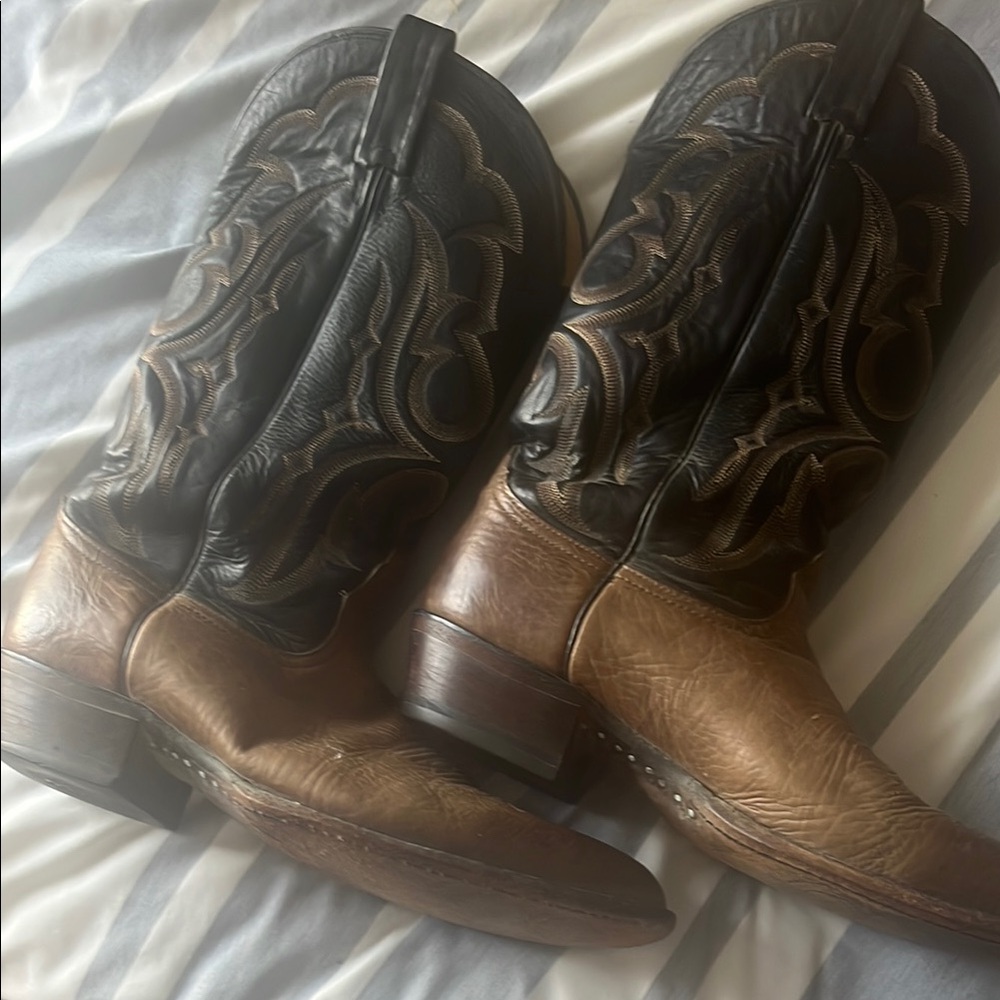 Nocona Black and Brown Western Boots